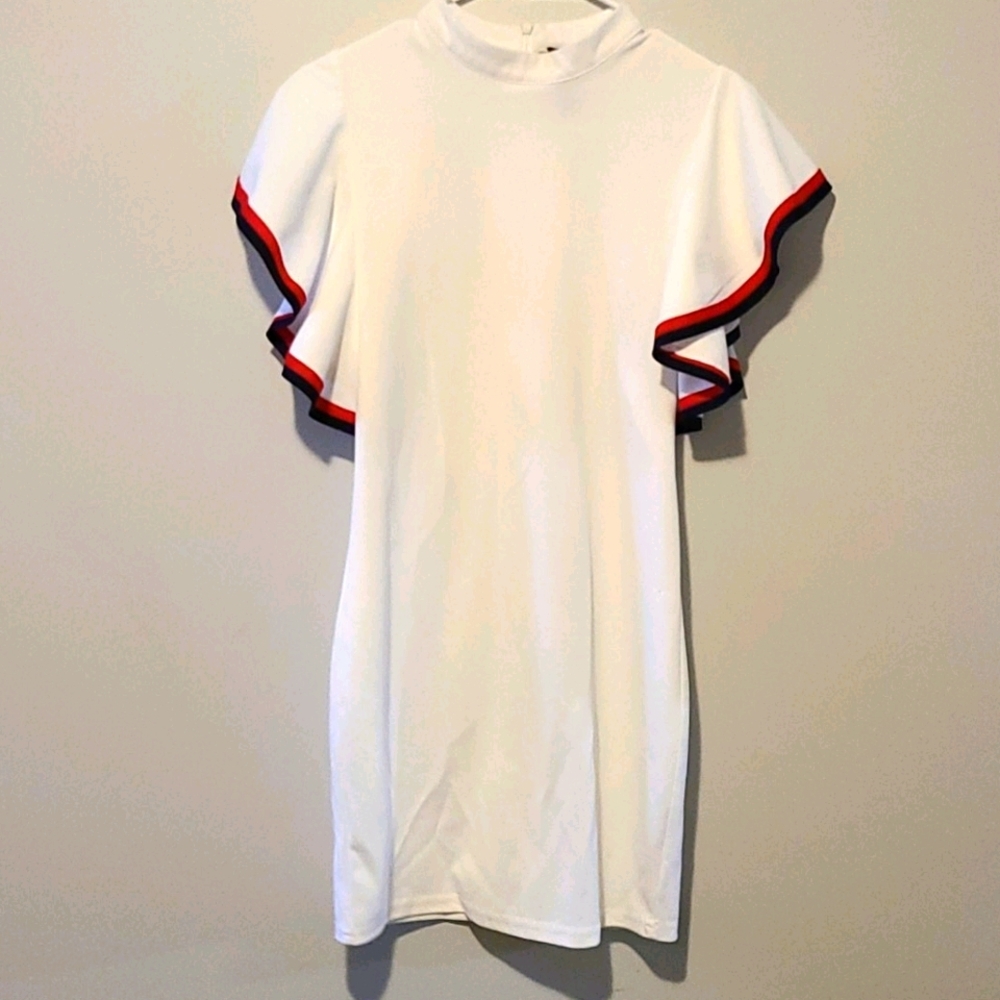 SheIn Fitted White Dress